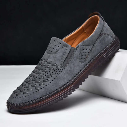 Mocasines de piel auténtica Roma