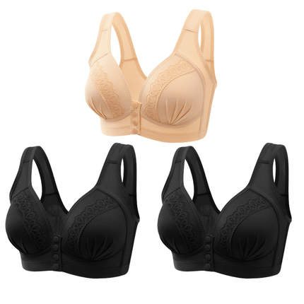 Kit Sujetador Push Up Cierre Delantero - Monalisa