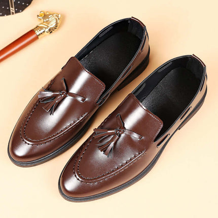 Mocasines Valente con borlas de cuero